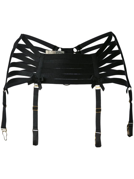  Bordelle Webbed Suspender - Black 