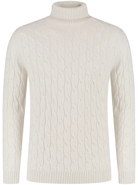  Borrelli Cable-knit Sweater - Neutrals 