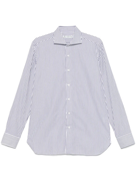  Borrelli Striped Shirt - White 