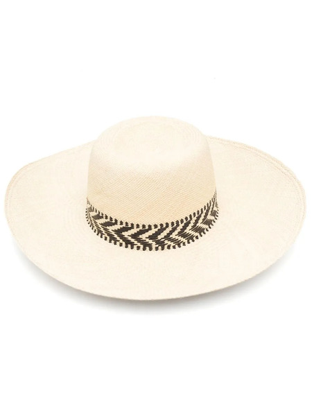  Borsalino Interwoven Panama Hat - Neutrals 