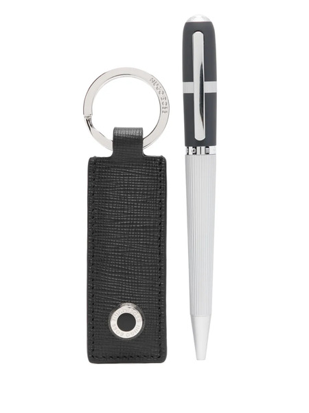  Boss Ballpoint Pen Key Ring Set - Black 