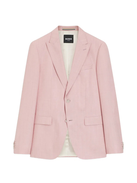  Boss Button-fastening Suit Jacket - Pink 