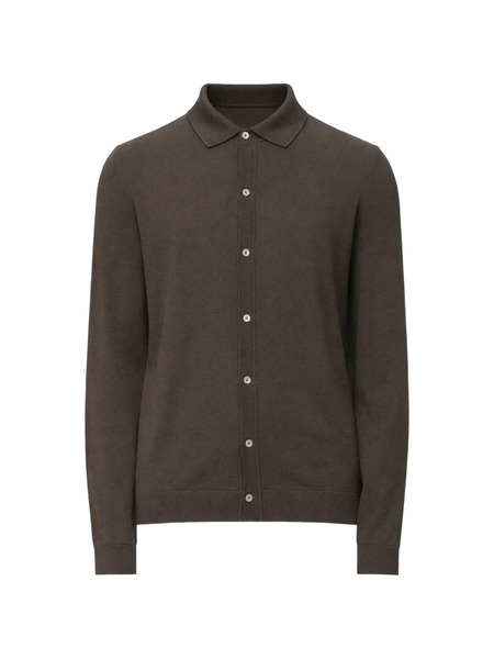  Boss Buttoned Cardigan - Brown 