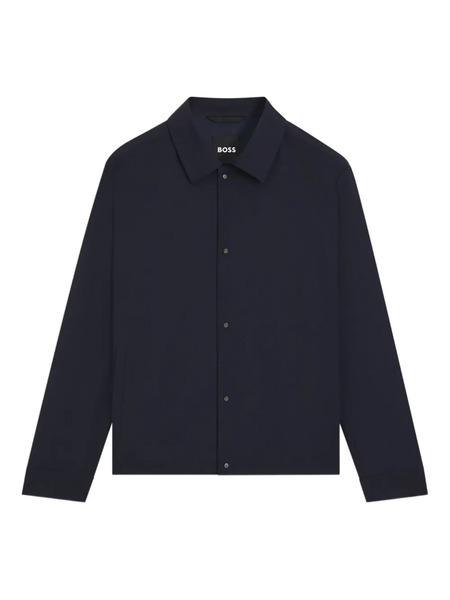 Boss Buttoned Long-sleeve Shirt - Blue 