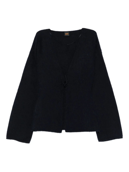  Boss Crew Neck Cardigan - Blue 
