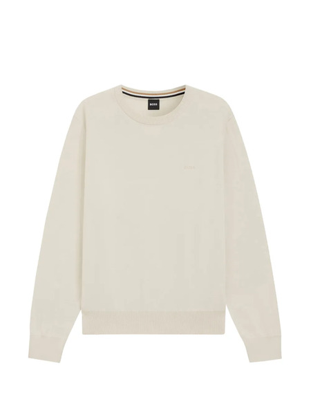  Boss Crew-neck Sweater - White 
