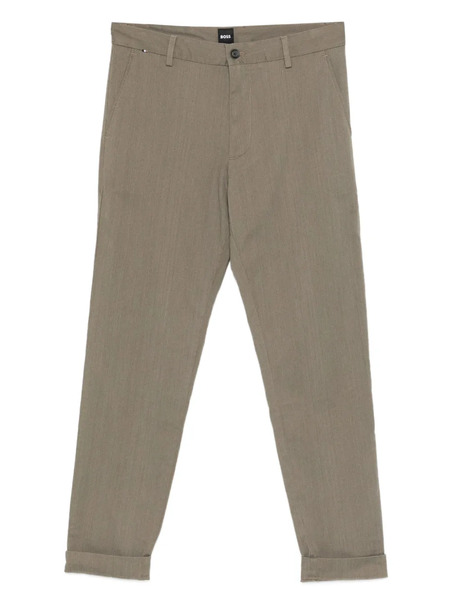  Boss Cuffed Trousers - Brown 
