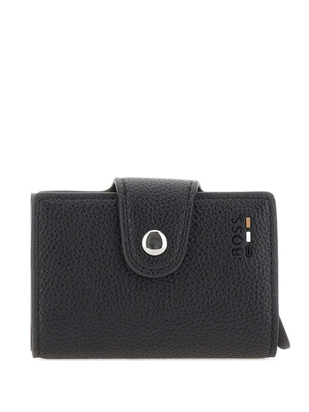  Boss Debossed-logo Wallet - Black 