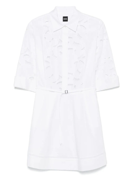  Boss Derodi Mini Dress - White 