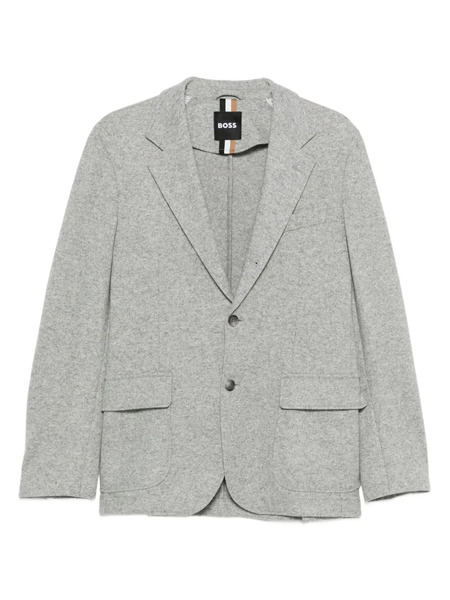  Boss Flap-pocket Blazer - Grey 