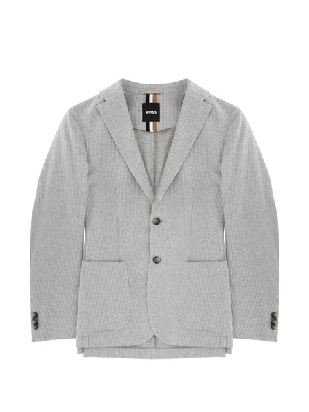  Boss Front-pocket Blazer - Grey 
