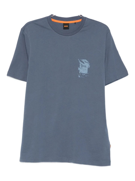  Boss Graphic-print T-shirt - Blue 