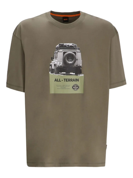  Boss Graphic-print T-shirt - Green 