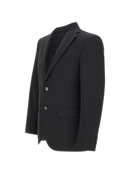  Boss H-harvey Flap-pocket Blazer - Black 