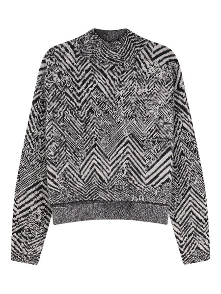  Boss High-collar Sweater - White 