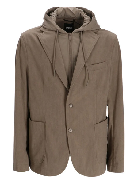  Boss Hooded Jacket - Neutrals 