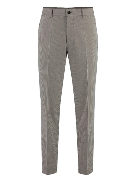  Boss Houndstooth-pattern Trousers - Neutrals 