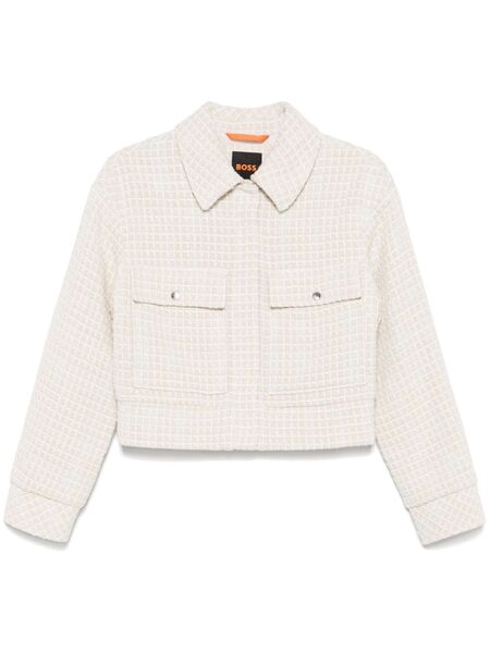  Boss Interwoven-design Jacket - Neutrals 