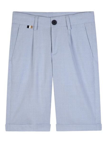  Boss Kidswear Button Shorts - Blue 