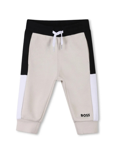  Boss Kidswear Colour-block Track Pants - Neutrals 