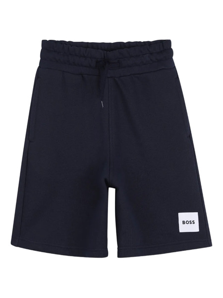  Boss Kidswear Drawstring Label Shorts - Blue 