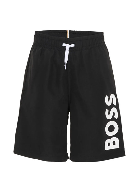 Boss Kidswear Drawstring Swim Shorts - Black 