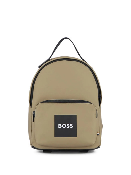  Boss Kidswear Logo Backpack - Neutrals 