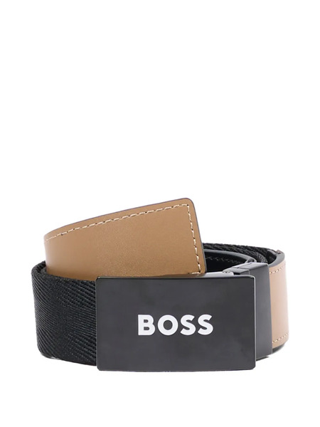  Boss Kidswear Logo-buckle Belt - Neutrals 