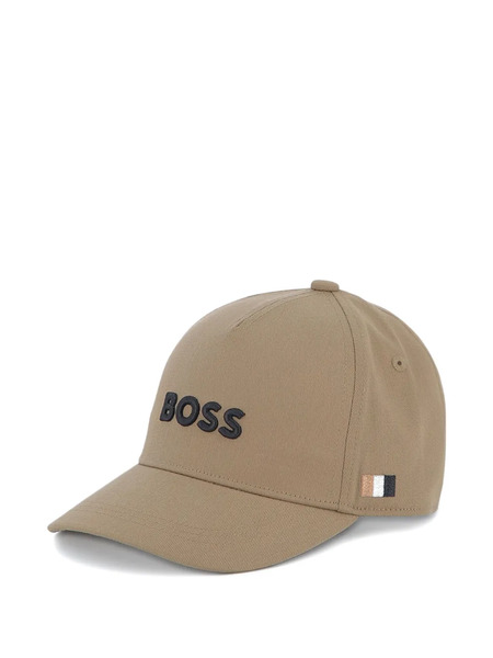  Boss Kidswear Logo-embroidered Baseball Cap - Neutrals 