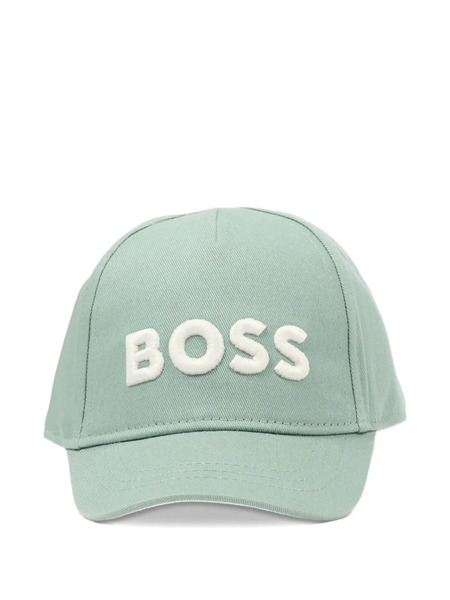  Boss Kidswear Logo-embroidered Cap - Green 