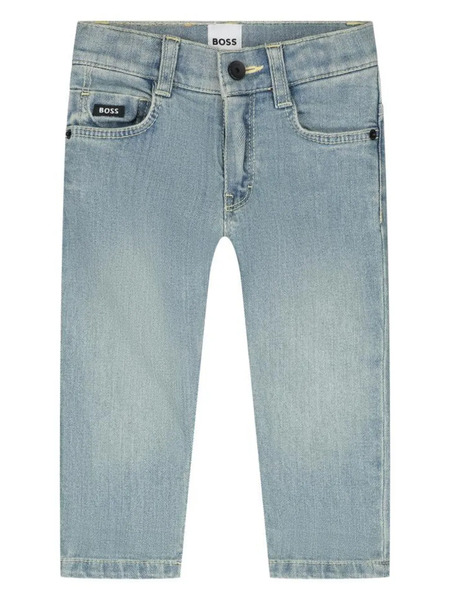  Boss Kidswear Logo-patch Jeans - Blue 