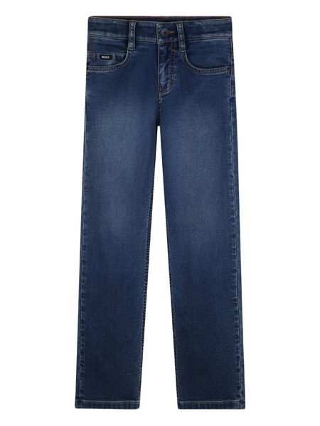  Boss Kidswear Logo-patch Jeans - Blue 