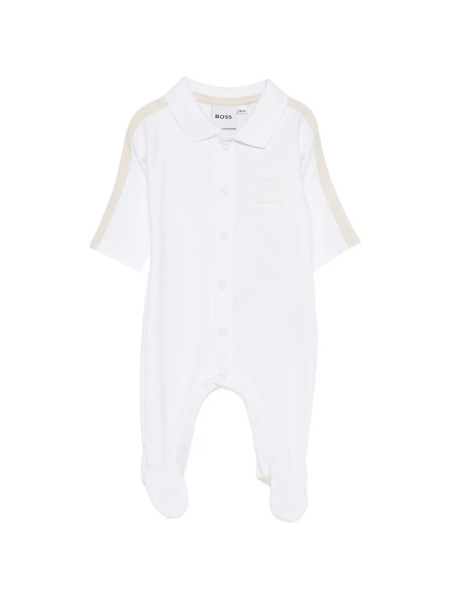  Boss Kidswear Logo-patch Pyjama - White 