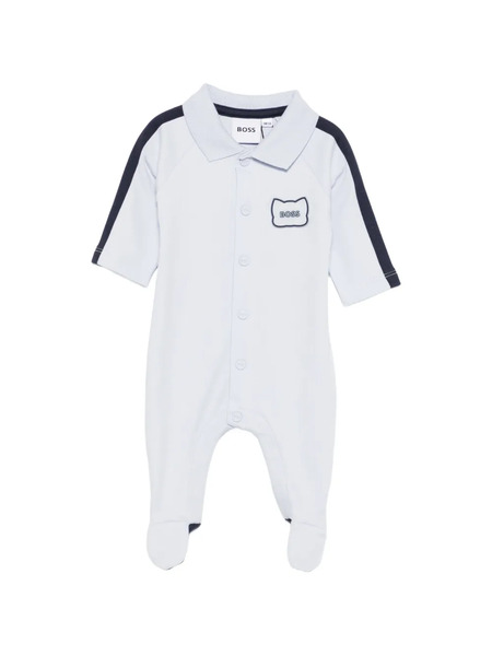  Boss Kidswear Logo-patch Pyjamas - Blue 