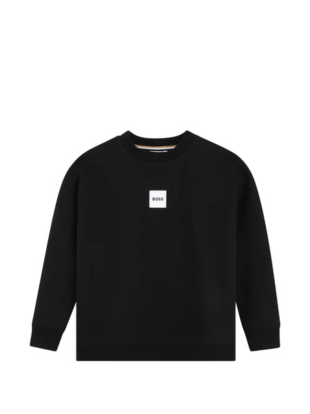  Boss Kidswear Logo-patch Sweatshirt - Black 