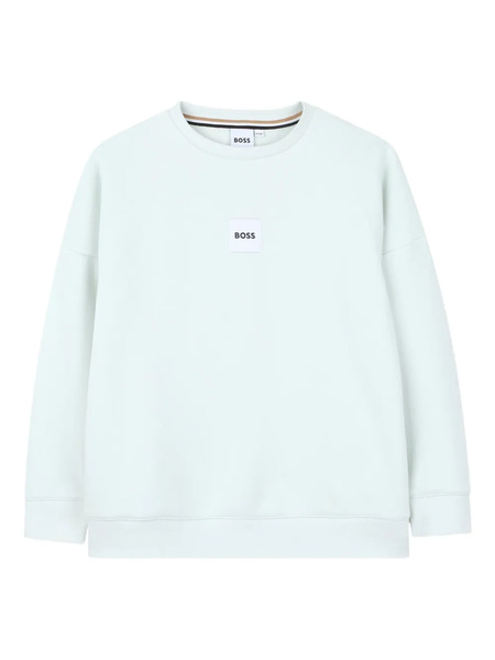  Boss Kidswear Logo-patch Sweatshirt - Blue 