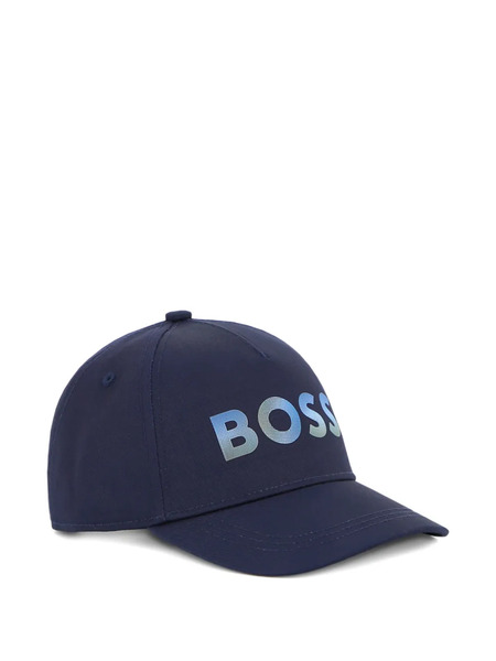 Boss Kidswear Logo-print Cap - Blue 