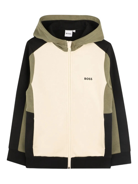  Boss Kidswear Logo-print Jacket - Neutrals 