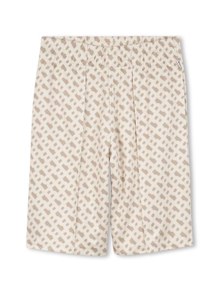  Boss Kidswear Logo-print Shorts - Neutrals 