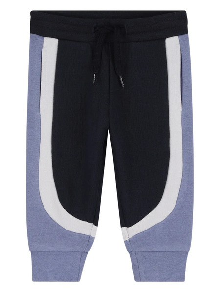  Boss Kidswear Panelled Sweatpants - Blue 