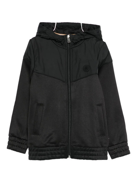  Boss Kidswear Panelled Track Jacket - Black 