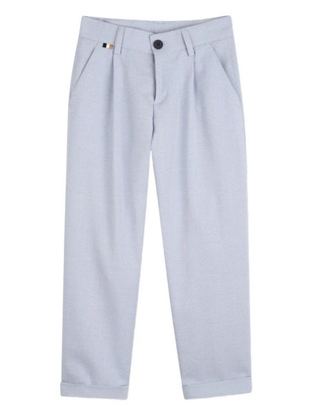  Boss Kidswear Pleat Trousers - Blue 