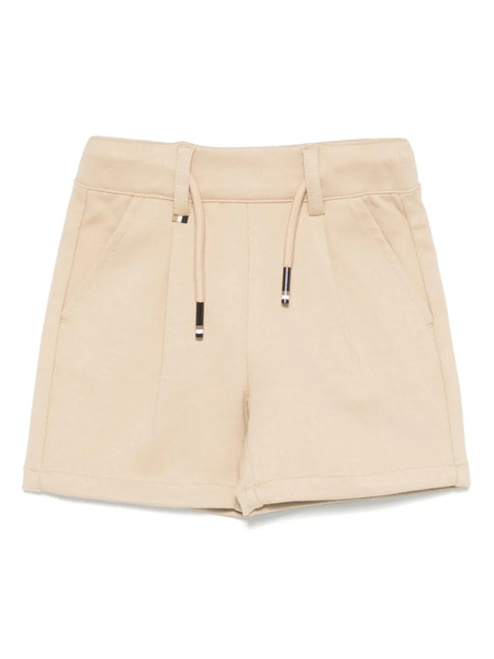  Boss Kidswear Pleated Shorts - Neutrals 