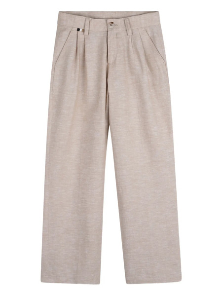  Boss Kidswear Pleated Trousers - Brown 
