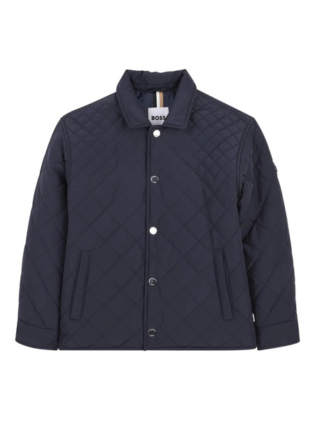  Boss Kidswear Quilted Jacket - Blue 