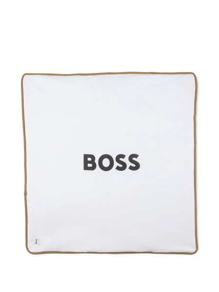  Boss Kidswear Reversible Logo Blanket - Brown 