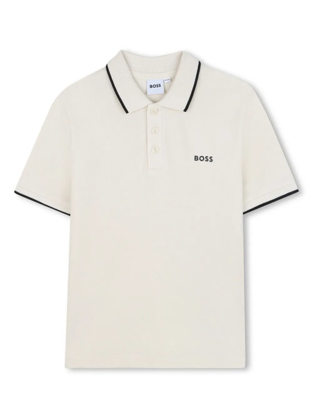  Boss Kidswear Short-sleeve Polo Shirt - Neutrals 