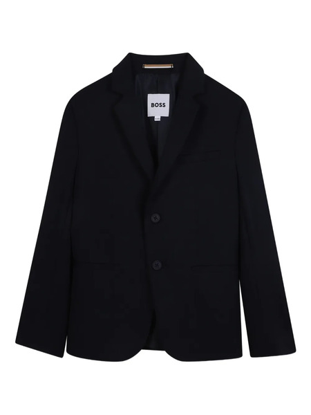  Boss Kidswear Single-breasted Blazer - Blue 