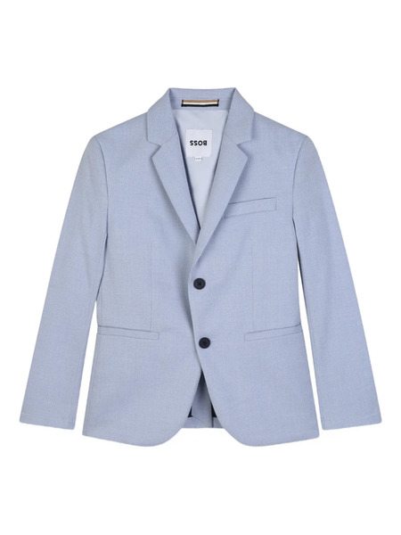  Boss Kidswear Single-breasted Blazer - Blue 