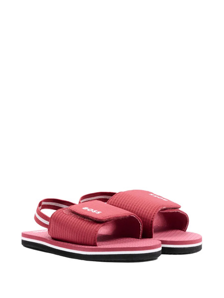  Boss Kidswear Touch-strap Sandals - Red 